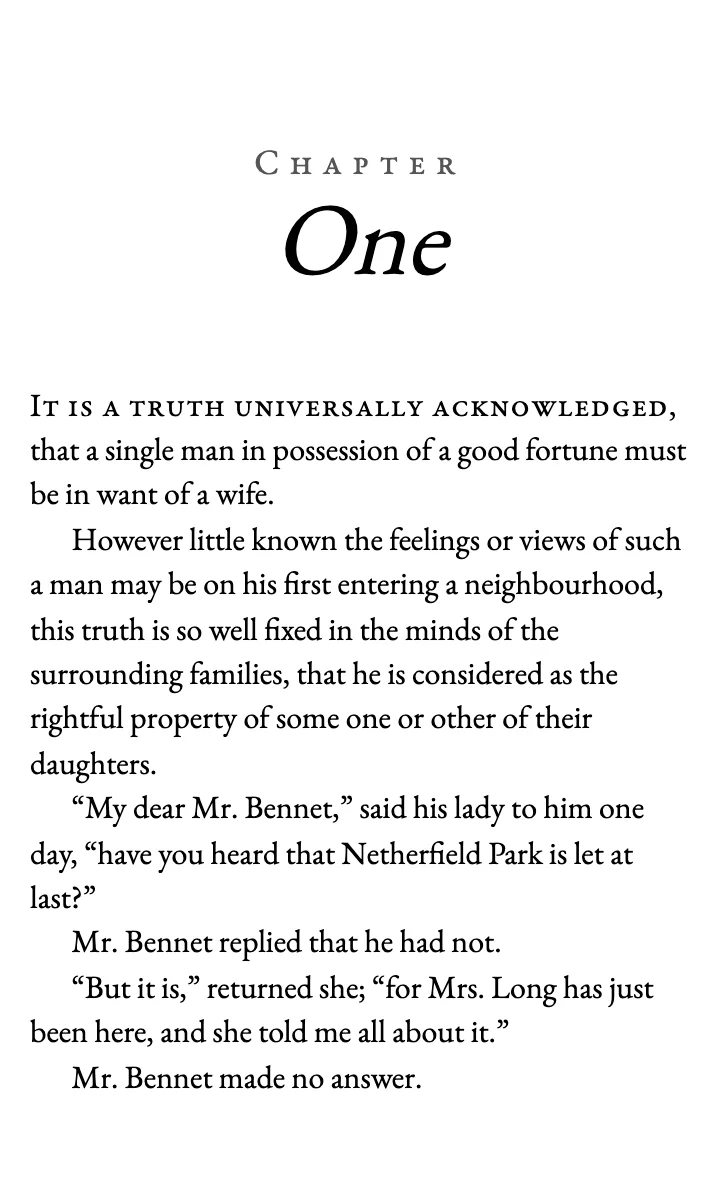 After: the same chapter as our EPUB, with a styled chapter opening and text that reflows to the screen.