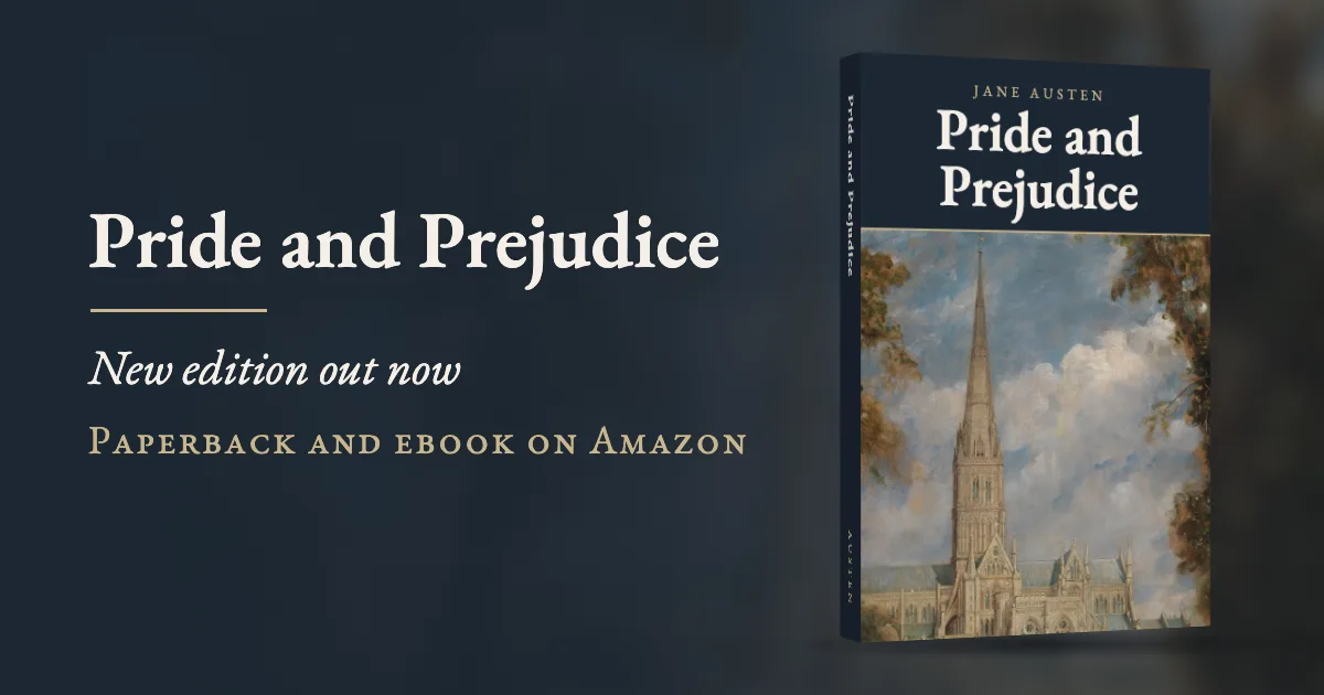 Link preview with the paperback · 1200 x 630 · Facebook and X link shares. The paperback at an angle with its spine showing, next to the title and an order line.